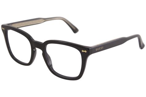 gucci men s eyeglasses gg0184o gg 0184 o 001 black full rim optical frame 50mm 889652090290 ebay