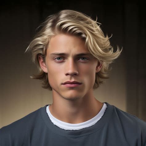 Chemistry Revision Surfer Hair Character Inspiration Male Blonde