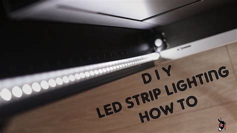 How To Install Led Strip Lighting Youtube