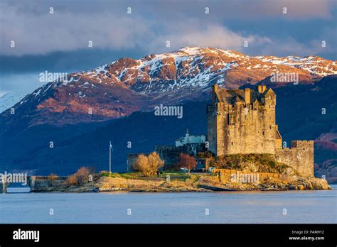 Eilean Donan Castle And Loch Duich Dornie Highlands Region Scotland
