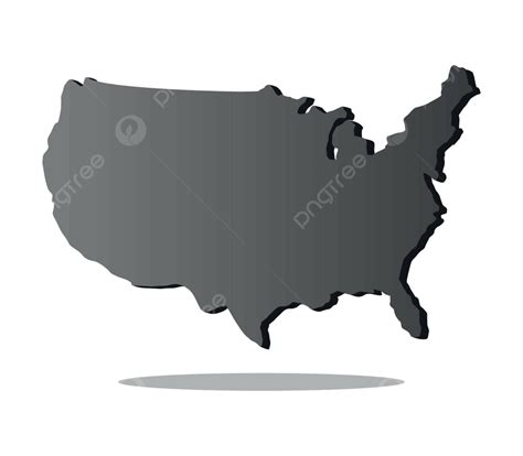 United States Map Geography Graphic National Vector Geography Graphic