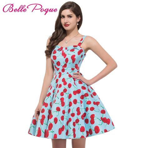 50s 60s Swing Pinup Dresses 2017 Belle Poque New Fashion Summer Vintage