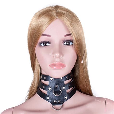 Pu Leather Sex Collars For Women Slave Sex Products For Sex Game
