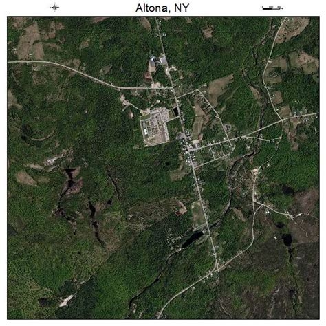 Aerial Photography Map Of Altona Ny New York
