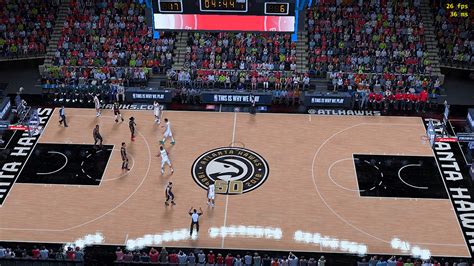 This tool compares player stats while other teammates are on or off the court. ATLANTA HAWKS 50TH ANNIVERSARY Court for NBA2K18 by Team ...