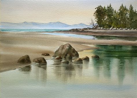 Grant Fuller Seascape Paintings Watercolor Landscape Paintings