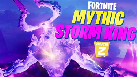 Fortnite Stw Mythic Storm King Tips Youtube