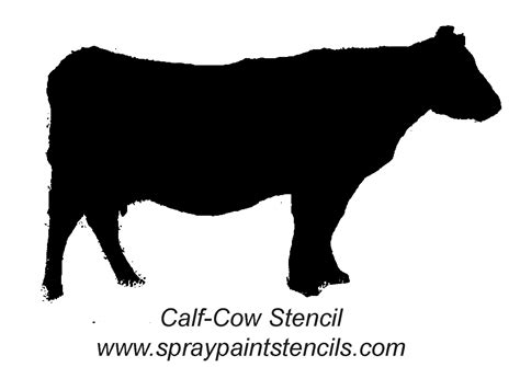 Cow Stencil Printable