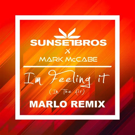 ‎im Feeling It In The Air Sunset Bros X Mark Mccabe Marlo Remix