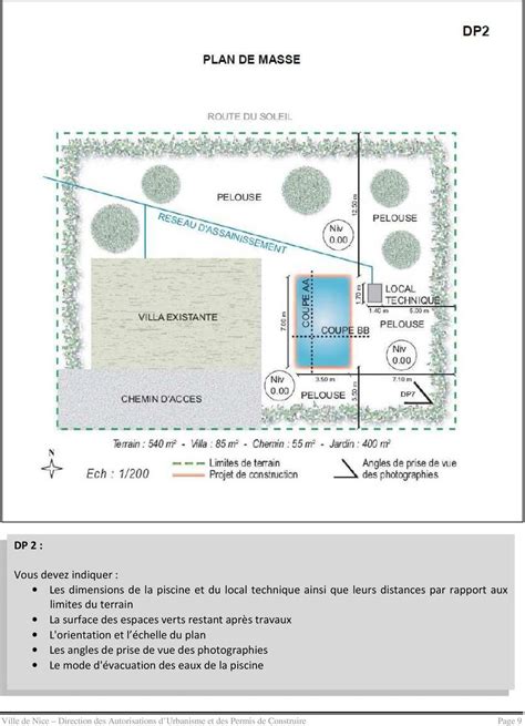 Declaration Prealable Pour La Construction D Une Piscine à Exemple