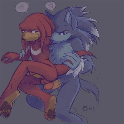 rule 34 anthro color echidna fur furry interspecies kiesan knuckles the echidna male male only