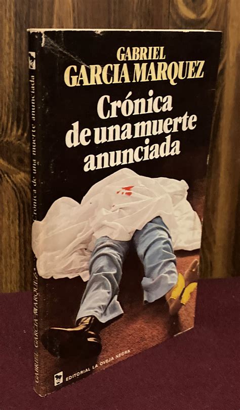 cronica de una muerte anunciada de gabriel garcia marquez very good soft cover 1981 1st