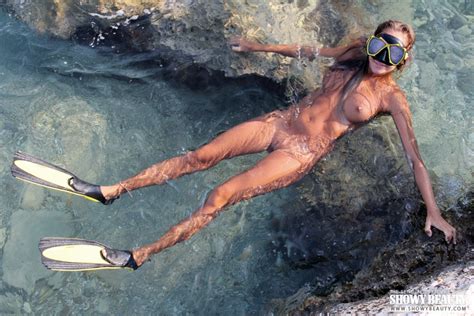 Naked Babe Babe As A Sexy Scuba Diver