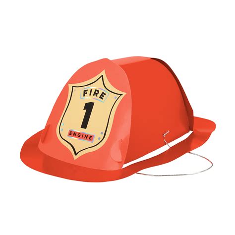 Firefighter Hats Pack Of 8 Paperless Post Party Shop