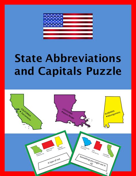 Review And Practice State Capitals And Abbreviations With A Fun Twist