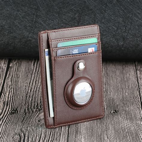 apple airtag wallet men minimalist wallet leather slim etsy australia