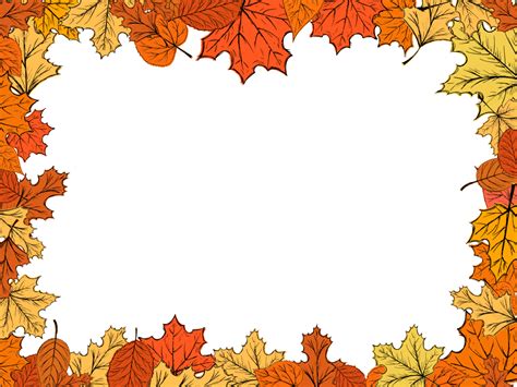 Autumn Leaves Border Png Autumn Leaves Border Png Transparent Free For