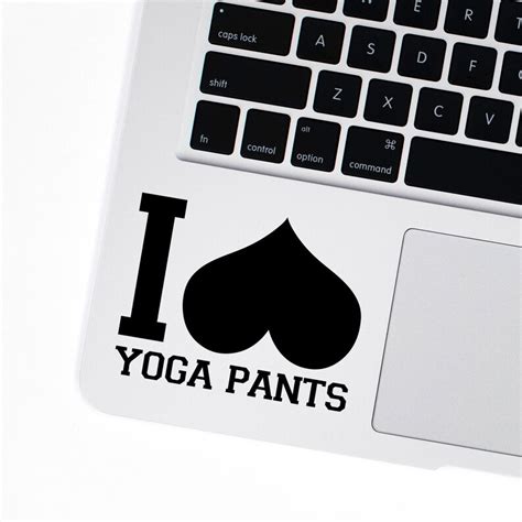 i love yoga pants car iphone laptop vinyl decal sticker etsy