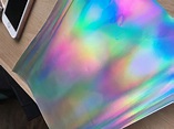 Vinilo cromado holográfico (vinilo de película arcoíris) | Fabricante ...