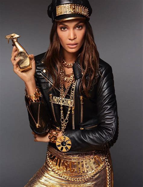 Moschino Fresh Gold Couture Edp Campaign Featuring Joan Smalls
