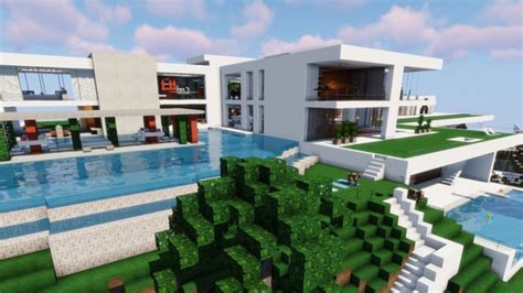 Maison De Luxe Moderne Minecraft Tuto Ventana Blog