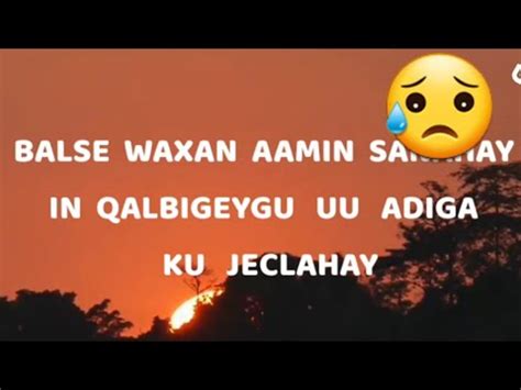Ereyo Jacayl Oo Aad U Macaan Geraar Jacayl Youtube