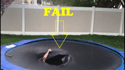 Trampoline Jump Fails Compilation 2015 New Youtube