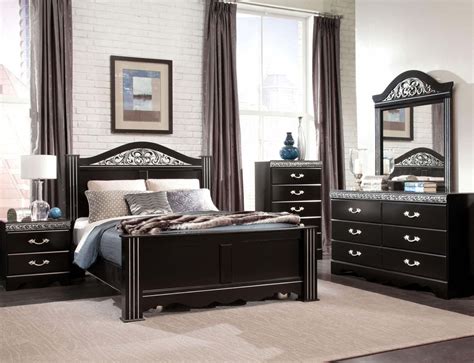 Get discount offers on platform beds at competitive prices available in all queen and king size furniture. Black Poster Bed New King Size Bedroom Sets Best Modern ...