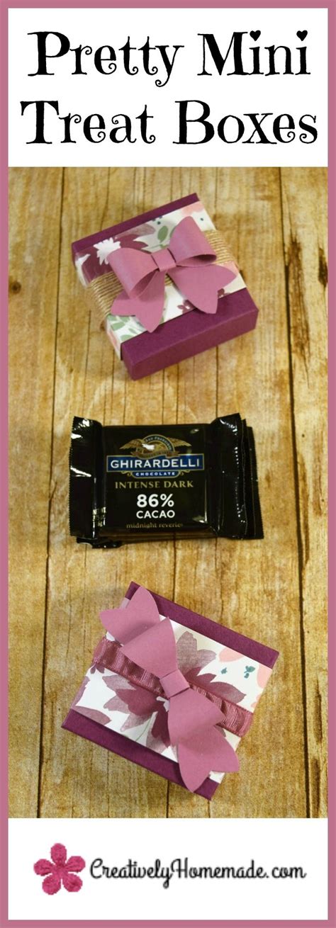 Ghirardelli Treat Holders Mini Treat Boxes Made With The