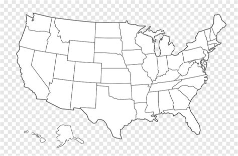 Mapa De Estados Unidos En Espanol En Blanco Y Negro Colorea Tus Dibujos