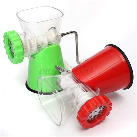 Kitchen Hand Operated Crank Meat Grinder Mincer Cast Iron Food Chopper