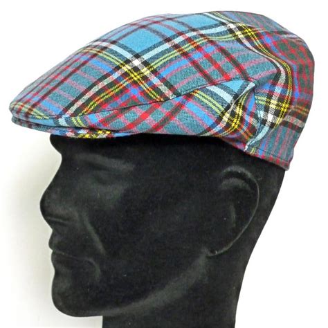 House Of Tartan County Flat Cap Classic Individual Size To Order