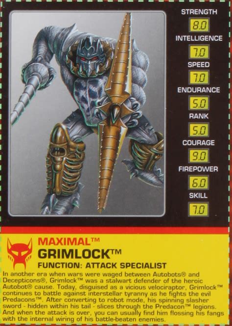 Deluxe Class Grimlock Transformers Beast Wars Maximal