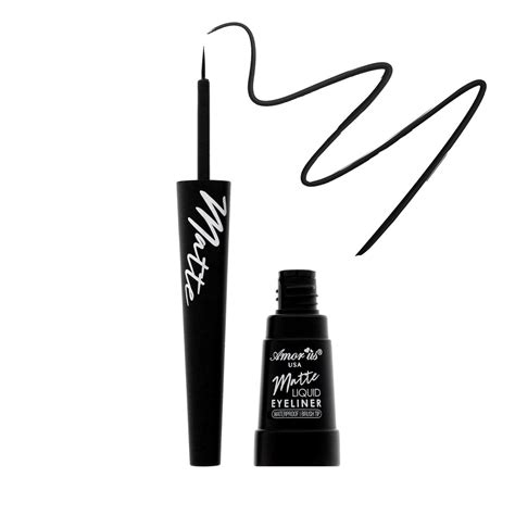 Matte Liquid Eyeliner Brush Tip Amorus Usa