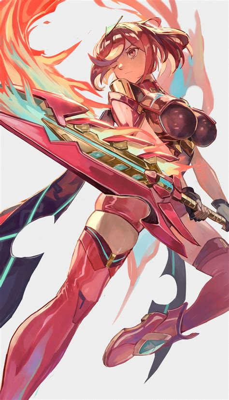 Pyra Xenoblade Chronicles And More Drawn By Vic Vedream Danbooru