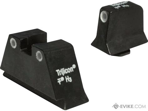 Trijicon Bright And Tough Suppressor Height Tritium Front And Rear 3 Dot