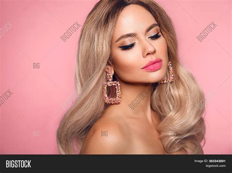 ombre blond wavy image and photo free trial bigstock