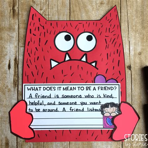 Love Monster Craft And Writing Freebies