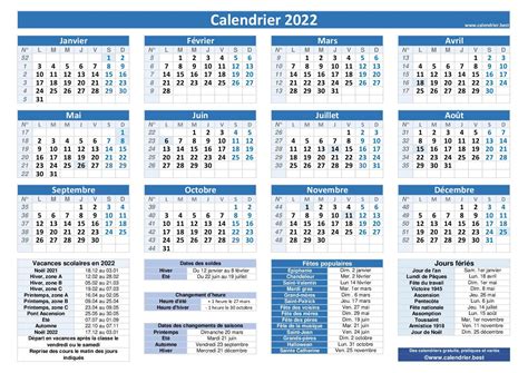 Calendrier 2022 Luxembourg 224 Imprimer Calendrier Semaines 2022