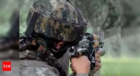 Encounter In Shopian Encounter Underway In Jammu And Kashmir S Shopian India News Times Of India