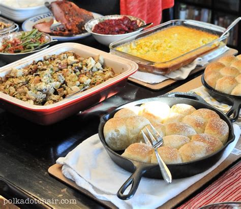 4 Thanksgiving Table Ideas, the Polka Dot Chair