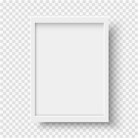 White Blank Picture Frame Realistic Vertical Picture Frame A4 3776263