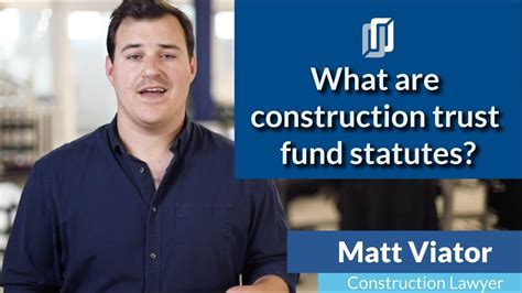 What Are Construction Trust Fund Statutes Youtube