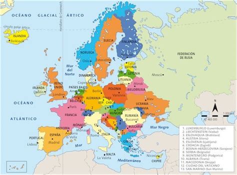 Mapa Europa Politico En Español Vetores De Mapa Europa Tonalidade