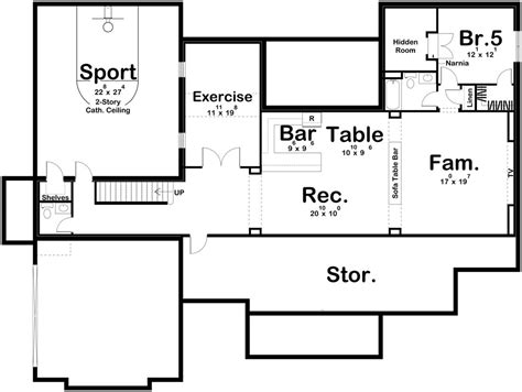 Craftsman House Plan 3 Bedrooms 2 Bath 2517 Sq Ft Plan 52 553