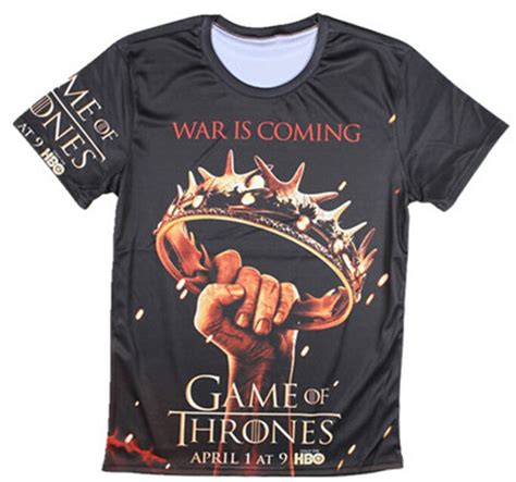 Mens T Shirt Short Sleeve Tee Game Of Thrones Mens Tshirts T