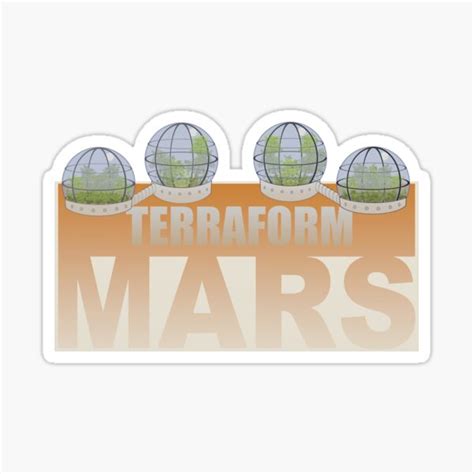 Terraform Mars Retro Futurism Sticker For Sale By Savinart Redbubble
