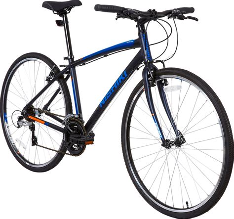 Nishiki Mens Manitoba Hybrid Bike Blue Or Greybluewhite