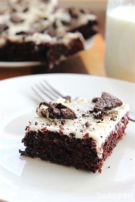 Cookies And Cream Chocolate Sheet Cake Recipe Food Apparel