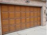 Garage Door Wood Panel